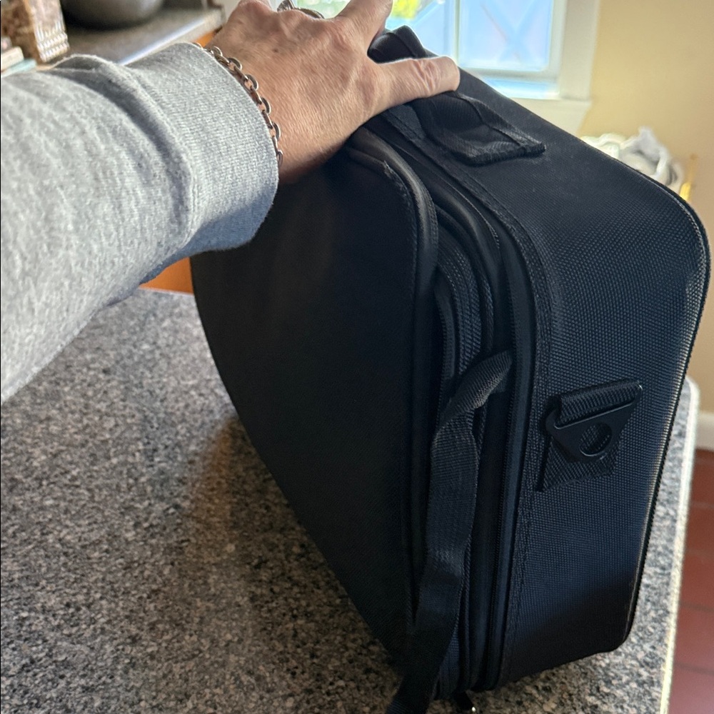Elegant Black Cosmetic Bag